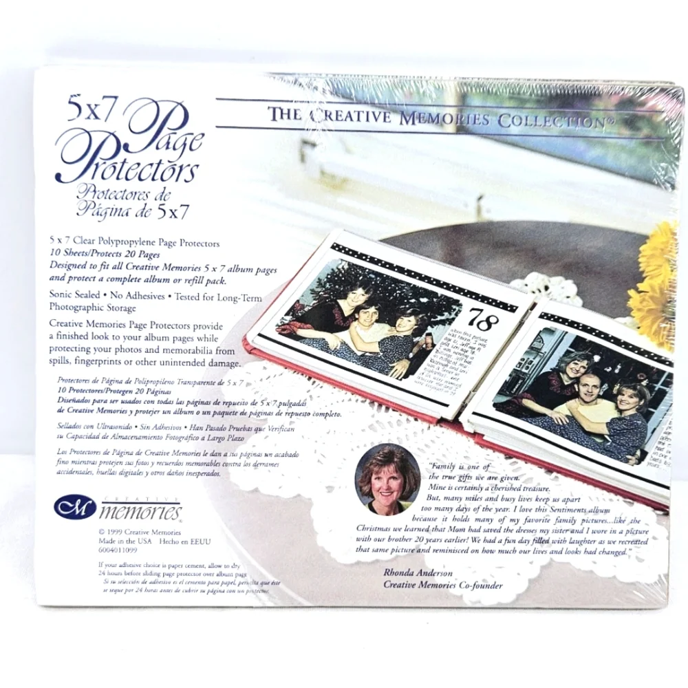 Creative Memories 5x7 Page Protectors Refill NEW Retired CM Scrapbook Sleeves